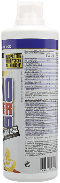 Weider Amino Power Liquid, Mandarine - 1000 ml. - Amino Acids and BCAAs at MySupplementShop by Weider