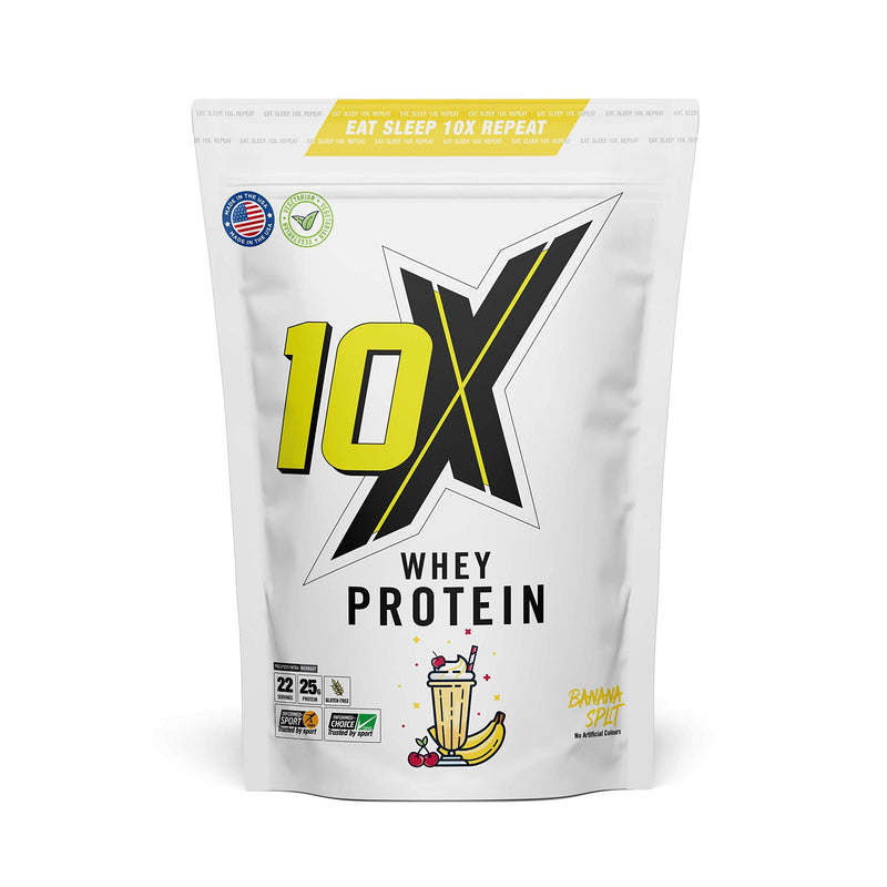 10X Athletic Whey Protein 700g Banana Split | High-Quality Health & Personal Care | MySupplementShop.co.uk