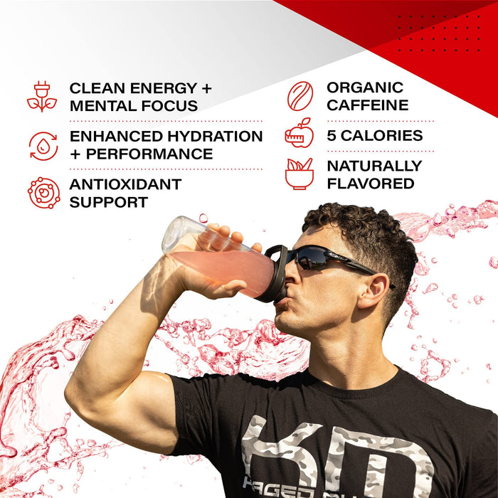 Kaged Muscle Hydra-Charge Amped, Watermelon - 20 packets | High-Quality Health and Wellbeing | MySupplementShop.co.uk