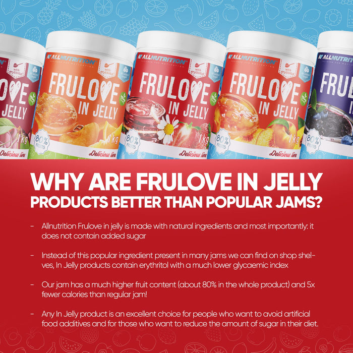 Allnutrition Frulove In Jelly, Plum - 1000g | High-Quality Health Foods | MySupplementShop.co.uk