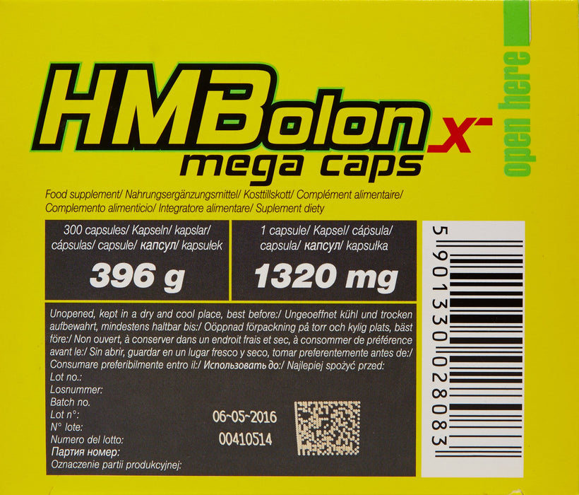 Olimp Nutrition HMBolon NX, Mega Caps - 300 caps - Amino Acids and BCAAs at MySupplementShop by Olimp Nutrition