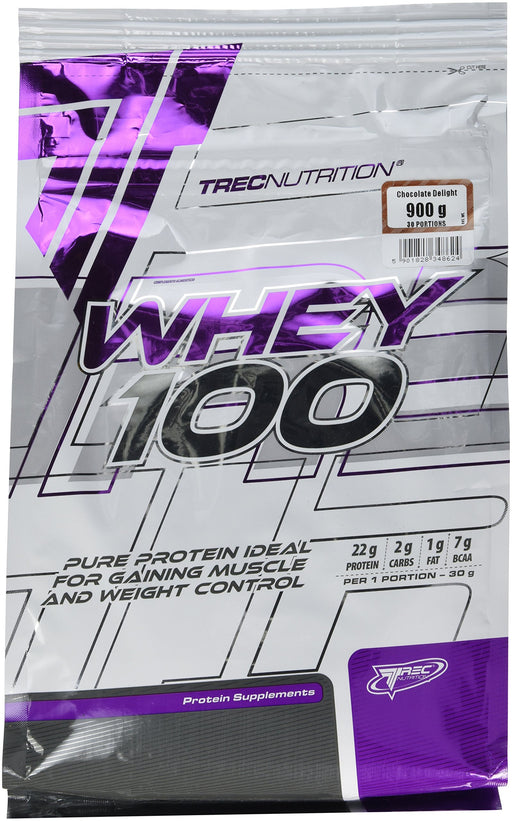 Trec Nutrition Whey 100, Chocolate - 900 grams - Protein at MySupplementShop by Trec Nutrition