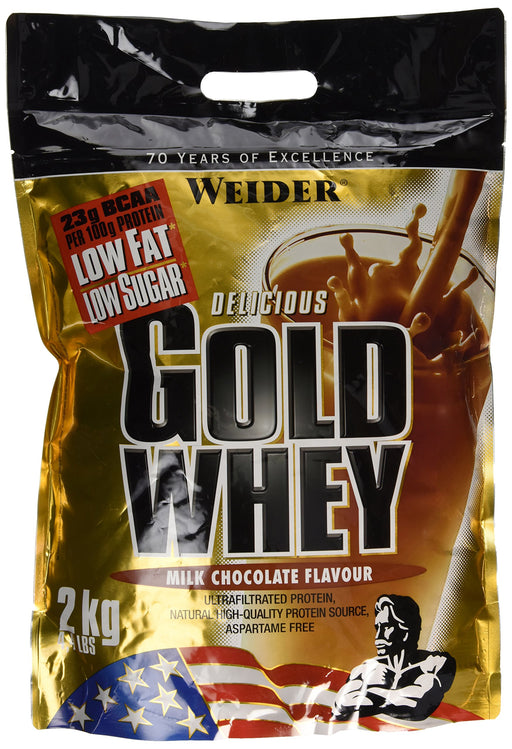 Weider Gold Whey, Milk Chocolate - 2000 grams | High-Quality Protein | MySupplementShop.co.uk