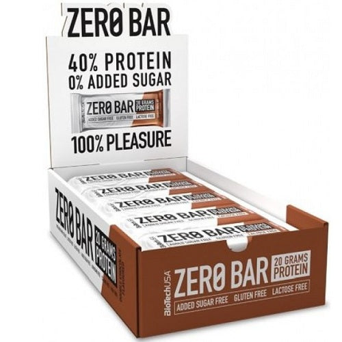 BioTechUSA Zero Bar, Chocolate Banana - 20 x 50g - Protein Bars at MySupplementShop by BioTechUSA