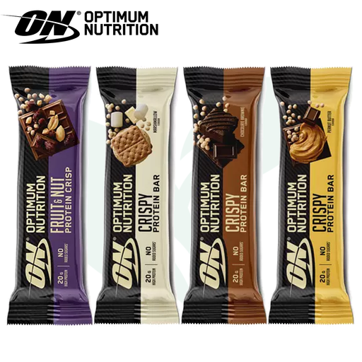 Optimum Nutrition Protein Crisp Bar 10 x 65g - Sports Nutrition at MySupplementShop by Optimum Nutrition