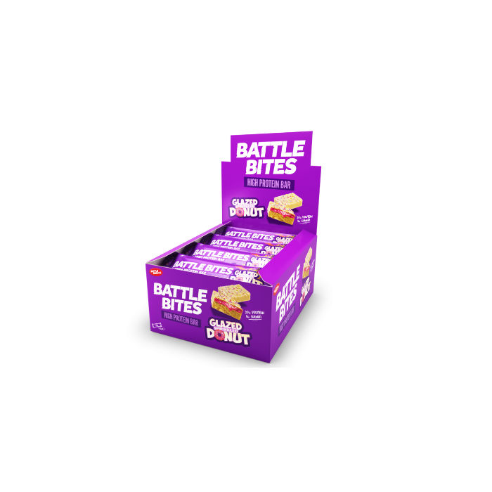 Battle Bites Protein Bar 12 x 62g - Jaffa Bake - Protein Bar at MySupplementShop by Battle Bites