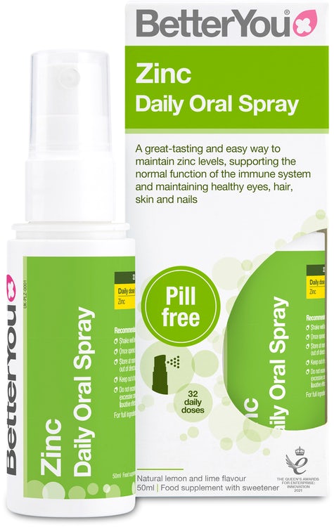 BetterYou Zinc Daily Oral Spray 10mg 50ml - Eye Health at MySupplementShop by BetterYou