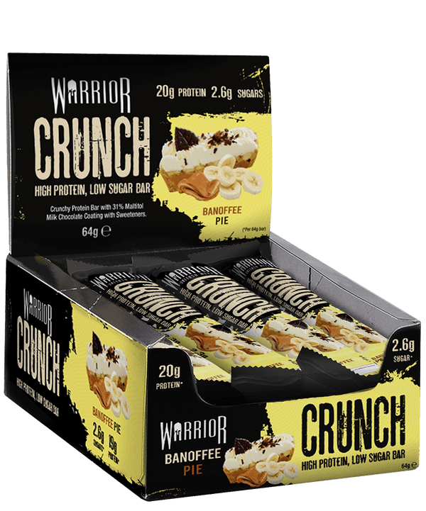 Warrior Crunch Bar 12 bars - Banoffee Pie - Nutrition Bars at MySupplementShop by Warrior Supplements