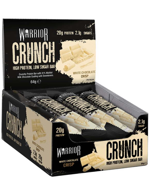 Warrior CRUNCH High Protein Bars 12 x 64g | High-Quality Nutrition Bars | MySupplementShop.co.uk