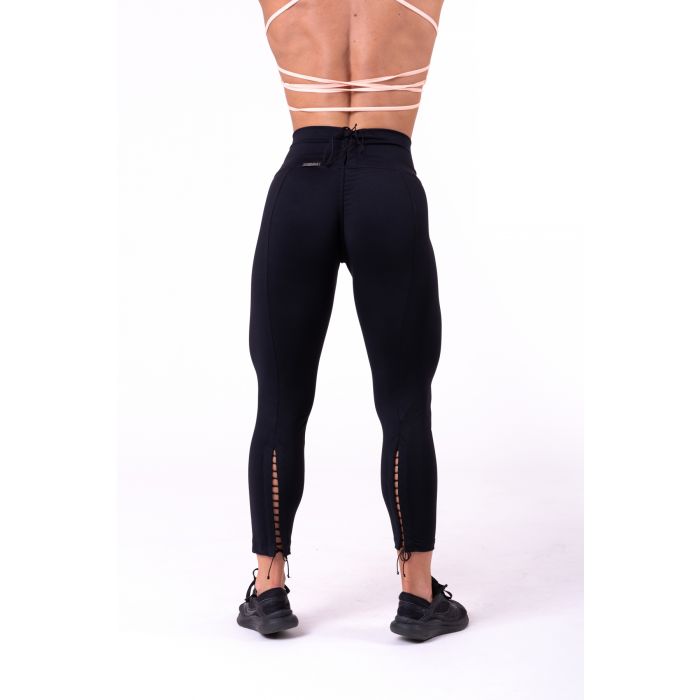 Nebbia Lace-Up 7/8 Leggings 661 - Black - Small - Leggings at MySupplementShop by Nebbia