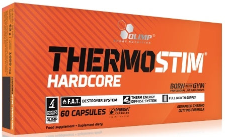 Olimp Nutrition Thermo Stim Hardcore - 60 caps - Default Title - Slimming and Weight Management at MySupplementShop by Olimp Nutrition