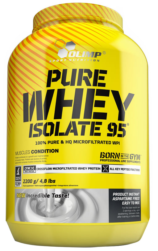 Olimp Nutrition Pure Whey Isolate 95, Strawberry - 2200 grams - Default Title - Protein at MySupplementShop by Olimp Nutrition