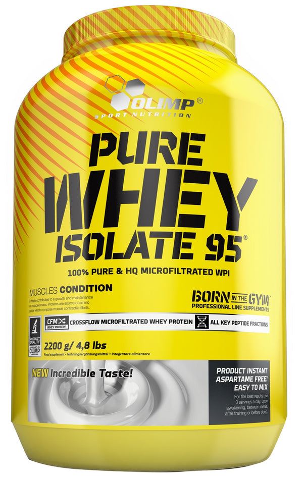 Olimp Nutrition Pure Whey Isolate 95, Vanilla - 2200 grams | High-Quality Protein | MySupplementShop.co.uk