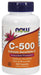 NOW Foods Vitamin C-500 Calcium Ascorbate-C - 100 caps - Vitamins & Minerals at MySupplementShop by NOW Foods