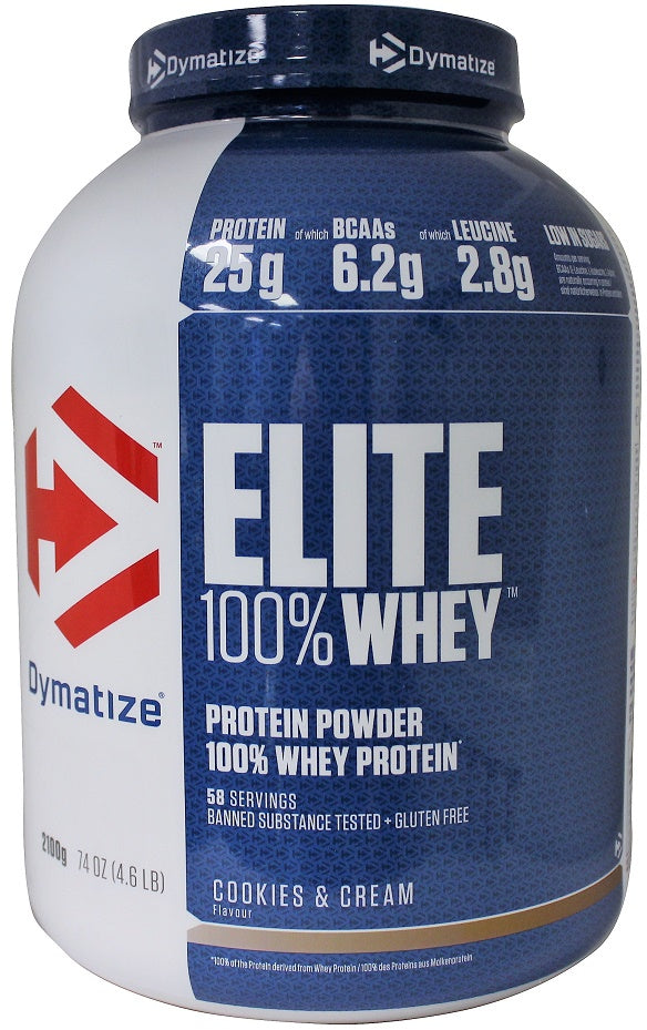 Dymatize Elite 100% Whey Protein, Smooth Banana - 2100 grams | High-Quality Protein | MySupplementShop.co.uk