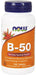 NOW Foods Vitamin B-50 - 100 tablets - Vitamins & Minerals at MySupplementShop by NOW Foods