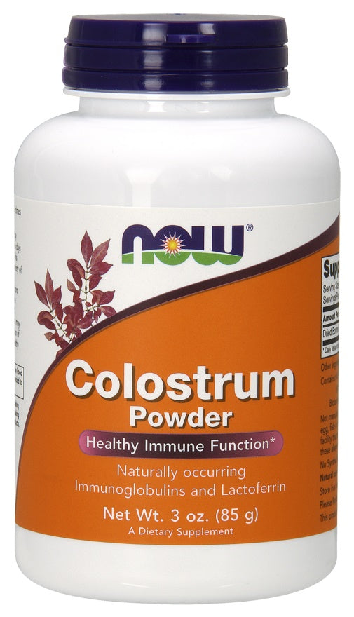 NOW Foods Colostrum, Powder - 85g - Health and Wellbeing at MySupplementShop by NOW Foods