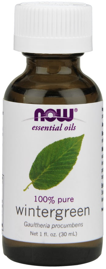 NOW Foods Essential Oil, Wintergreen Oil - 30 ml. | High-Quality Health and Wellbeing | MySupplementShop.co.uk