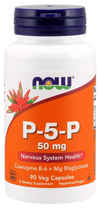 NOW Foods P-5-P, 50mg - 90 vcaps - Vitamins & Minerals at MySupplementShop by NOW Foods