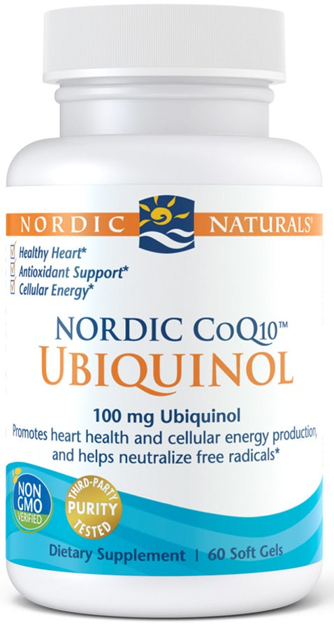 Nordic CoQ10 Ubiquinol, 100mg - 60 softgels | High-Quality Health and Wellbeing | MySupplementShop.co.uk