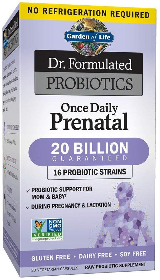 Garden of Life Dr. Formulated Probiotics Once Daily Prenatal - 30 vcaps | High-Quality Vitamins & Minerals | MySupplementShop.co.uk