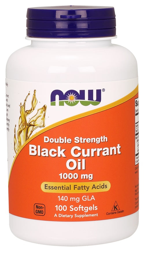 NOW Foods Black Currant Oil, 1000mg - 100 softgels - Health and Wellbeing at MySupplementShop by NOW Foods