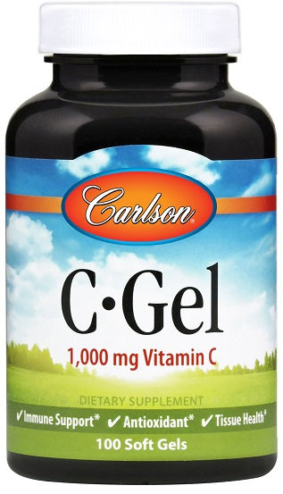 Carlson Labs C-Gel, 1000mg - 100 softgels | High-Quality Vitamins & Minerals | MySupplementShop.co.uk