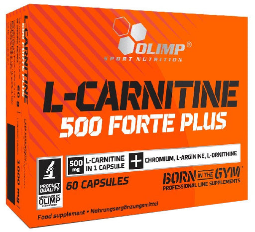 Olimp Nutrition L-Carnitine 500 Forte Plus - 60 caps | High-Quality Carnitine | MySupplementShop.co.uk