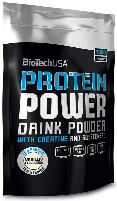 BioTechUSA Protein Power, Strawberry Banana - 1000 grams - Protein at MySupplementShop by BioTechUSA