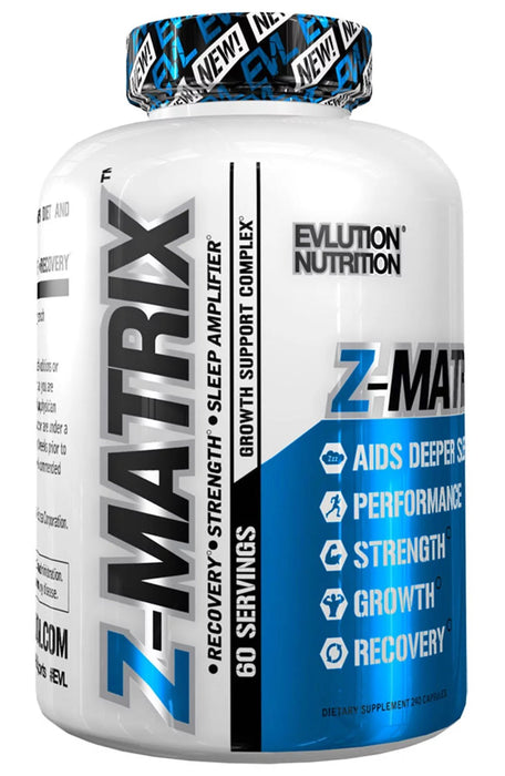 EVLution Nutrition Z-Matrix - 240 caps - Default Title - Post Cycle Recovery at MySupplementShop by EVLution Nutrition