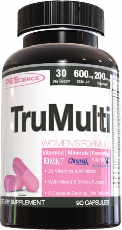 PEScience TruMulti Women's Formula - 90 caps | High-Quality Vitamins & Minerals | MySupplementShop.co.uk