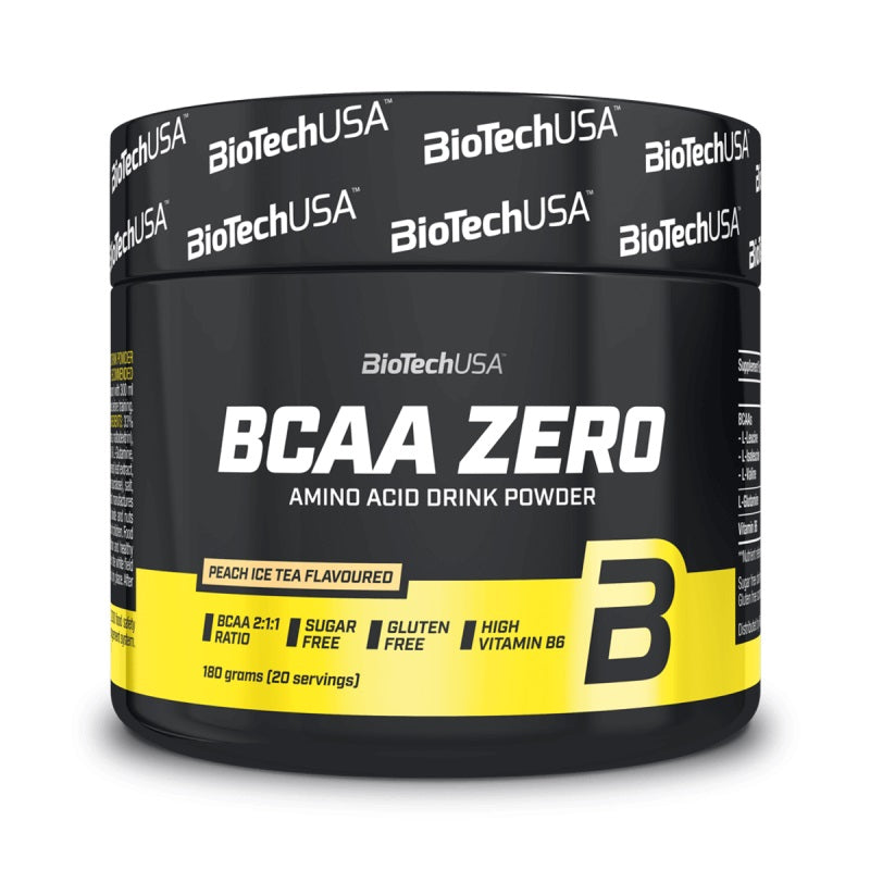 BioTechUSA BCAA Zero, Lemon Ice Tea - 180 grams | High-Quality Amino Acids and BCAAs | MySupplementShop.co.uk