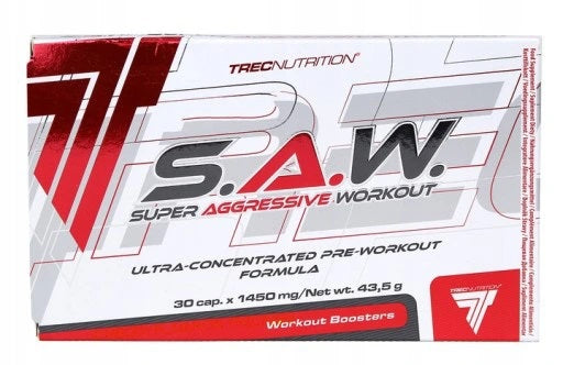 Trec Nutrition S.A.W. Caps - 30 caps | High-Quality Nitric Oxide Boosters | MySupplementShop.co.uk