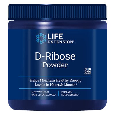 Life Extension D-Ribose Powder - 150g | High-Quality Special Formula | MySupplementShop.co.uk