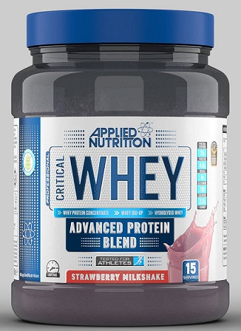 Applied Nutrition Critical Whey, Strawberry - 450 grams | High-Quality Protein | MySupplementShop.co.uk