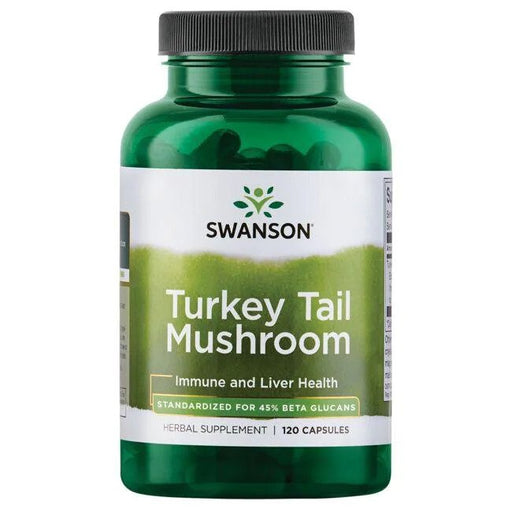 Swanson Turkey Tail Mushroom - 120 caps - Health and Wellbeing at MySupplementShop by Swanson