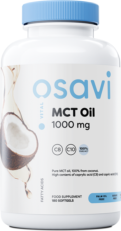 Osavi MCT Oil, 1000mg - 180 softgels - Combination Multivitamins & Minerals at MySupplementShop by Osavi