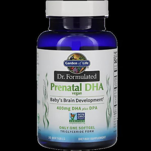 Garden of Life Dr. Formulated Vegan Prenatal DHA - 30 softgels | High-Quality Health and Wellbeing | MySupplementShop.co.uk