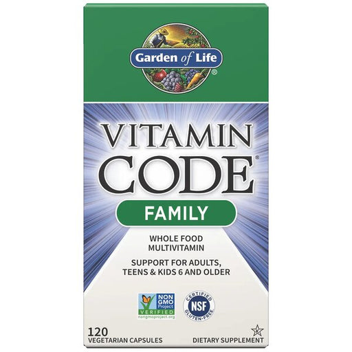 Garden of Life Vitamin Code Family - 120 vcaps - Vitamins & Minerals at MySupplementShop by Garden of Life