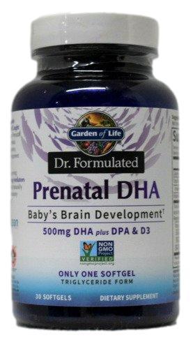 Garden of Life Dr. Formulated Prenatal DHA - 30 softgels | High-Quality Health and Wellbeing | MySupplementShop.co.uk