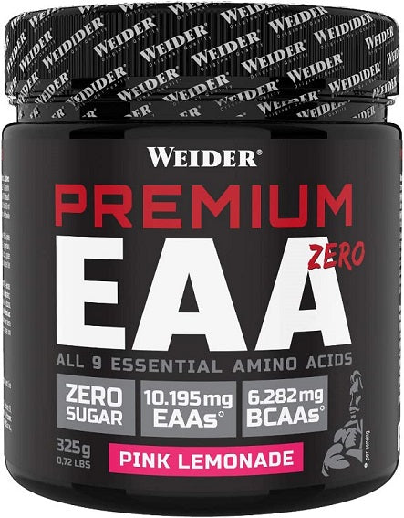 Weider Premium EAA Zero, Pink Lemonade - 325 grams | High-Quality Amino Acids and BCAAs | MySupplementShop.co.uk