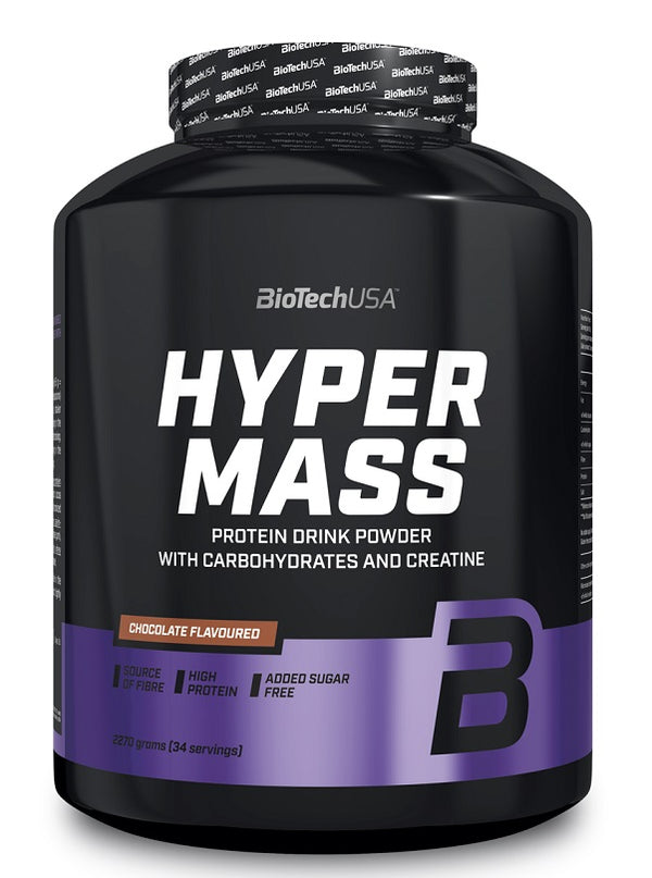 BioTechUSA Hyper Mass, Cookies & Cream - 2270 grams | High-Quality Weight Gainers & Carbs | MySupplementShop.co.uk