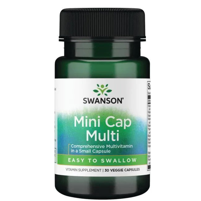 Swanson Mini Cap Multi - 30 vcaps - Vitamins & Minerals at MySupplementShop by Swanson