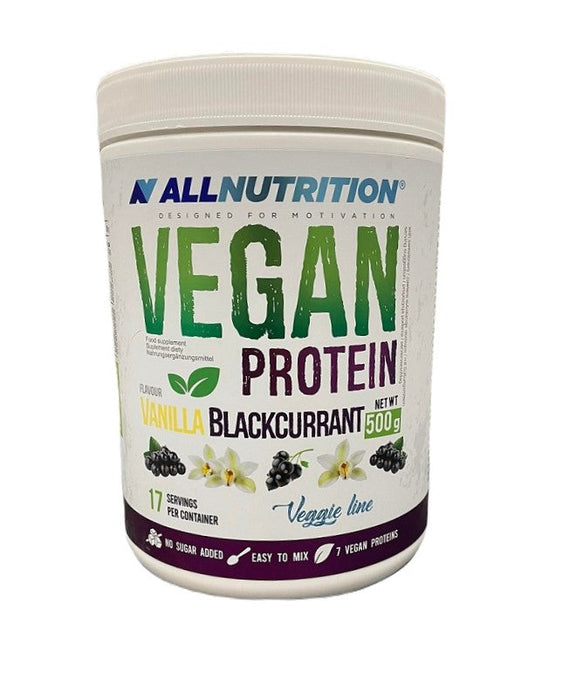 Allnutrition Vegan Protein, Vanilla Blackcurrant - 500g - Protein at MySupplementShop by Allnutrition