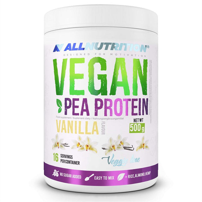 Allnutrition Vegan Pea Protein, Vanilla - 500g - Protein at MySupplementShop by Allnutrition