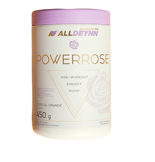 AllDeynn Powerrose, Tropical-Orange - 450g | High-Quality Pre & Post Workout | MySupplementShop.co.uk