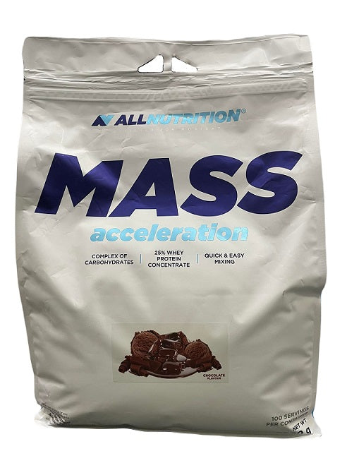 Allnutrition Mass Acceleration, Chocolate - 7000 grams | High-Quality Weight Gainers & Carbs | MySupplementShop.co.uk