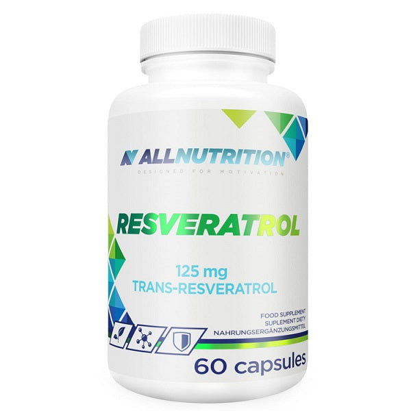 Allnutrition Resveratrol, 125mg - 60 caps | High-Quality Health and Wellbeing | MySupplementShop.co.uk