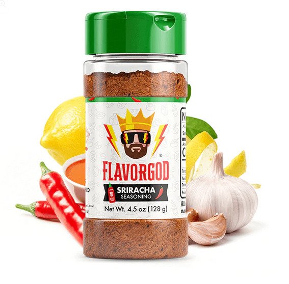 FlavorGod Sriracha Seasoning - 128g | High-Quality Health Foods | MySupplementShop.co.uk