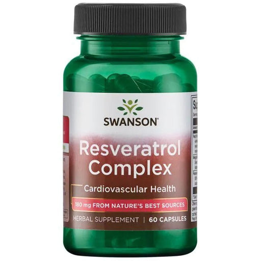 Swanson Resveratrol Complex - 60 caps - Health and Wellbeing at MySupplementShop by Swanson